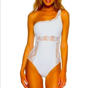 NWT Becca white swimwear